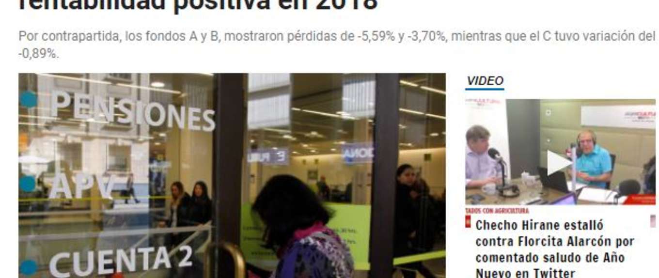 Rentabilidad de multifondos de AFP Rentabilidad de multifondos de AFP