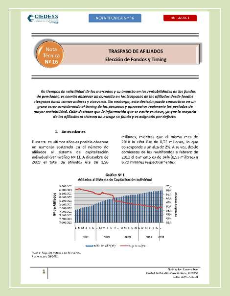 Traspaso de Afiliados: Elección de fondos y timing