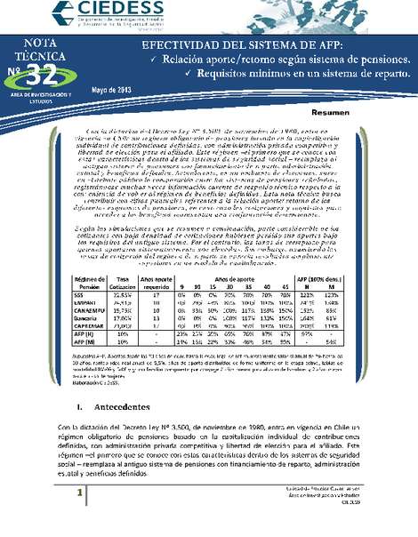 Efectividad del sistema de AFP